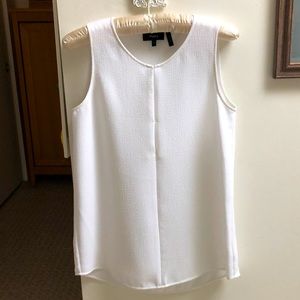 Theory Silky White Tank/ Blouse small